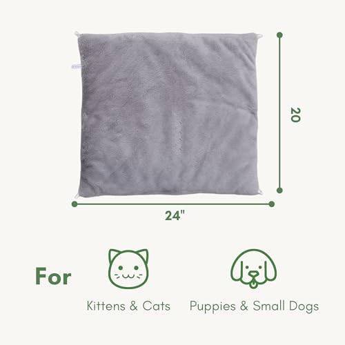 Self Warming Mat (Grey-Short Plush)