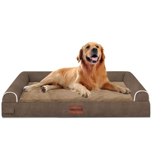 Orthopedic Dog Bed for X (Brown / 40.0"L x 32.0"W x 6.5"Th)