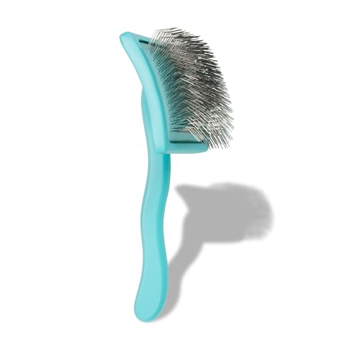 Big G Dog Slicker Brush for Dogs (Large / Teal)