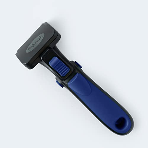Deshedding Dog Brush for Short (blue / Small)