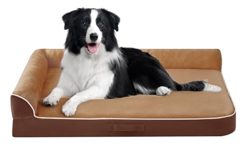 Orthopedic Dog Bed for Medium Size Dog (36.0"L x 27.0"W x 6.5"Th / Brown)