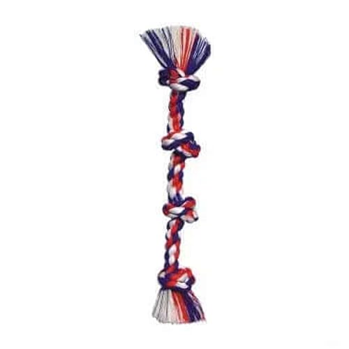 Mammoth Flossy Chews Color Rope Tug (Large 27" / 4 Knot)