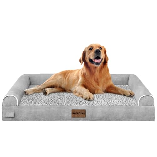 Orthopedic Dog Bed for X (Light Grey / 40.0"L x 32.0"W x 6.5"Th)