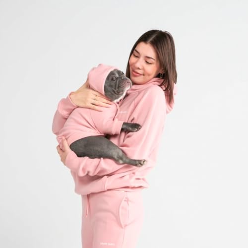 Dog Hoodie Buttery (Dusty Pink / Small)