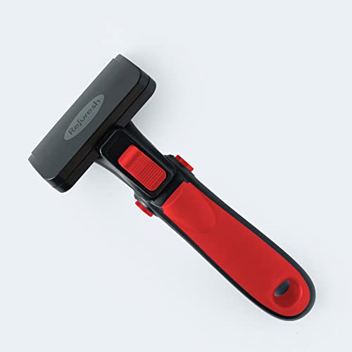 Deshedding Dog Brush for Short (red / Medium)