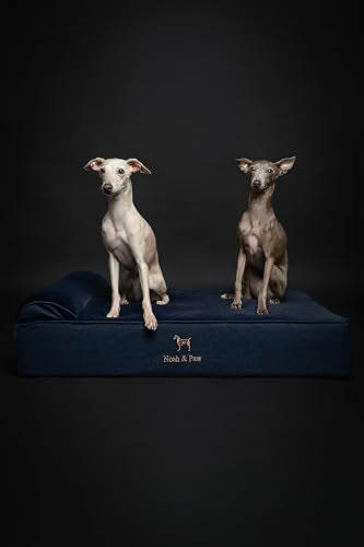 Large Dog Bed (Denim - Dark Blue / Large)