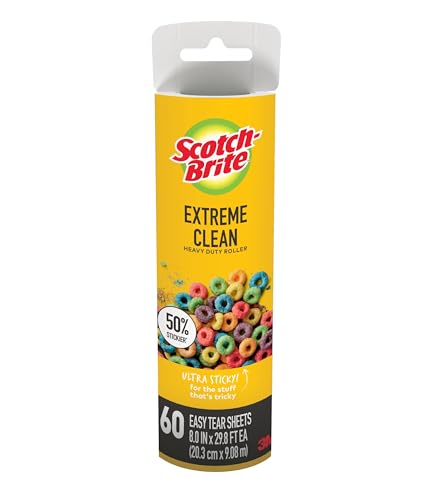 Extreme Clean Large Surface Lint Roller Refills (2 Refills)