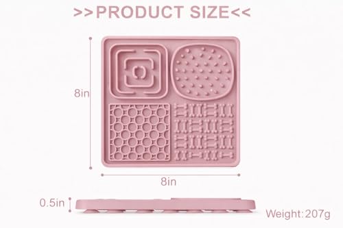 Hearth & Paw Silicone Lick Mat for Dogs (Blush Pink)