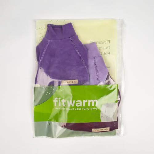 3 Pack Classic Fleece Dog Sweater (XX-Large / Purple-MediumPurple-FireBrick)