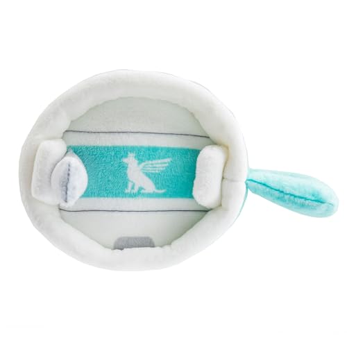 Snuggly Cup Plush Dog Toy Tumbler Parody Stuffed Chew Toy (Snuggly Cup (Teal))