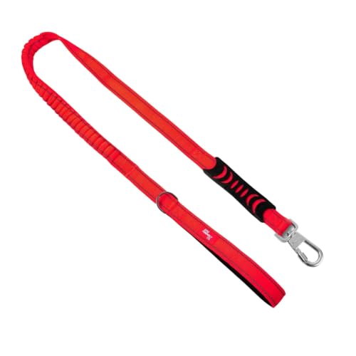 Bungee Dog Leash (Red / Regular)