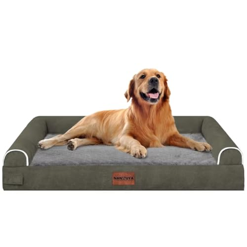 Orthopedic Dog Bed for X (Dark Green / 40.0"L x 32.0"W x 6.5"Th)