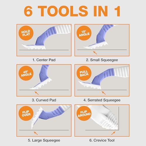 FurDozer Pet Hair Remover & Auto Detailing Tools (Purple / X6)