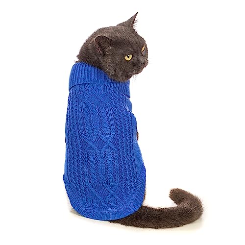 Cat Sweater Stretchy (Dark Blue / Medium)