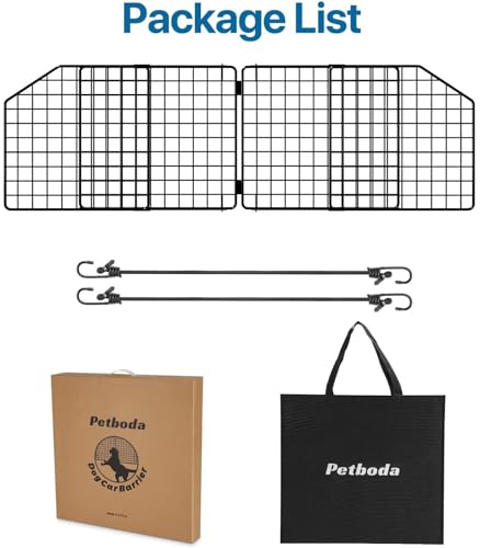 Dog Car Barrier for SUV Trunk Cargo Area
