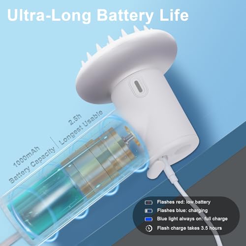 Pet Electric Foaming Dog Shampoo Dispenser with Brush for Dogs Bathing