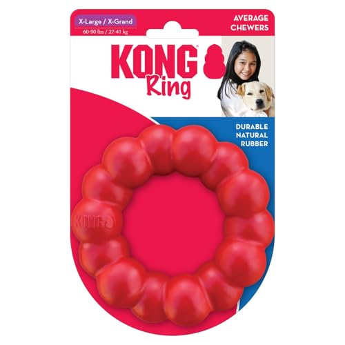 Ring Natural Rubber Chew Toy for Dental Health (Large)