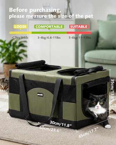 Large Cat Carrier (Green)