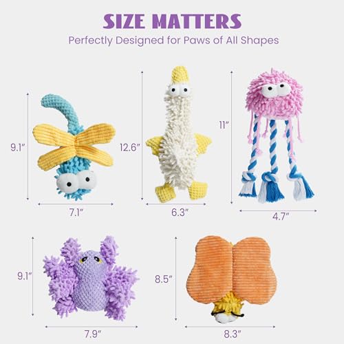Plush Squeaky Dog Toys (Dragonfly)