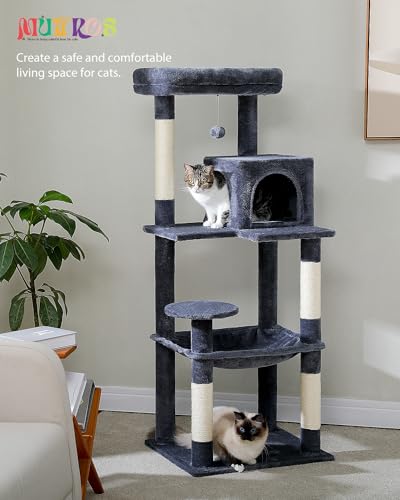Cat Tree 56.3" Multi (Dark Grey / 56.3in)