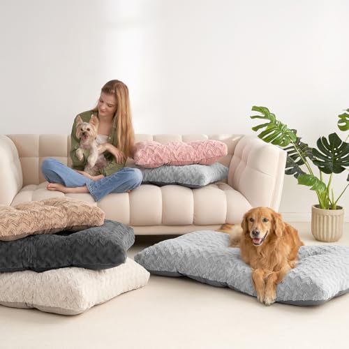 XXL Dog Bed 47x29 Inch (Grey / 47" x 29"x 4")