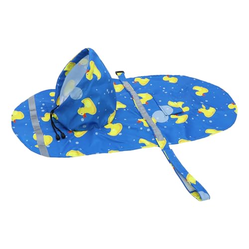 Large Dog Raincoat (X-Large / Blue Duck)