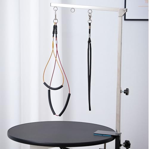 Dog Grooming Table Arm with Hammock (Stainless Steel)