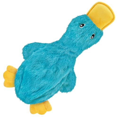 Squeaky Dog Toys with Soft Durable Fabric for Small (Duck Duck Octomutant / Large)