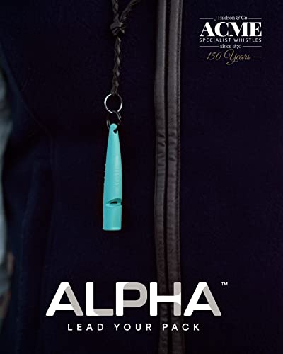 Alpha 211.5 Professional Dog Training Whistle with Enhanced Ergonomic Grip. BPA (Turquoise)