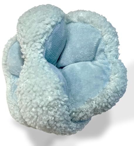 Blue Snuffle Knot Interactive Dog Toy 4” Puzzle Ball (Small / Blue)