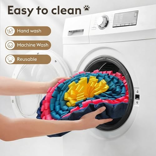 Snuffle Mat for Dogs (Floral / 17" Bowl)