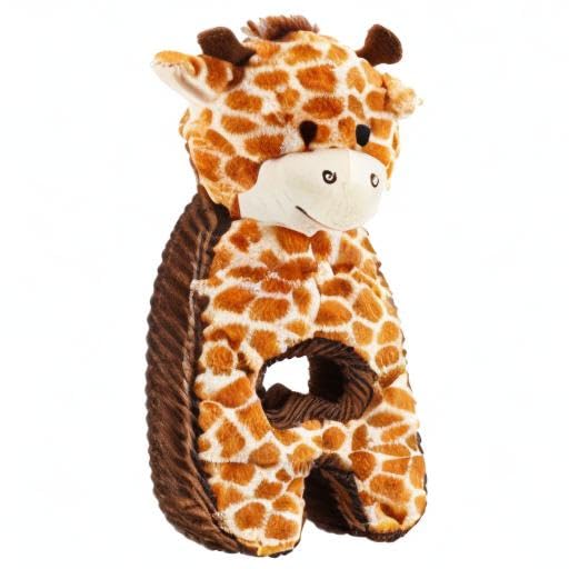 by Charming Pet Cuddle Tugs Giraffe Plush Squeaky Dog Toy (Tugs Giraffe / 1 Count)