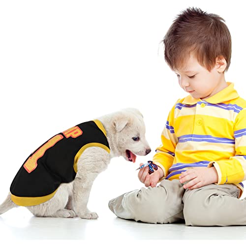 8 Pcs Dog T Shirts Printed Funny (Large)
