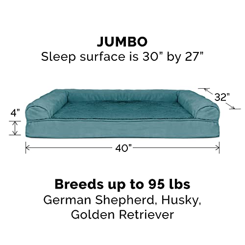 Orthopedic Dog Bed for Large Dogs w (Jumbo / Deep Pool)