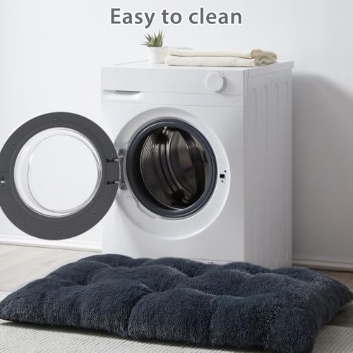 Dog Beds for Large Dogs (Navy / XL(41x27 inch))