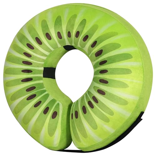Recovery Donut Collar for Dogs & Cat (Kiwi / L(neck 14"-18"))
