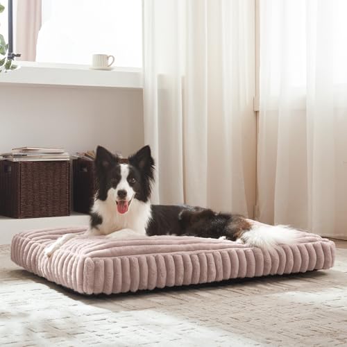 Dog Beds Large Sized Dog (Pink / L(35"x23"x4"))