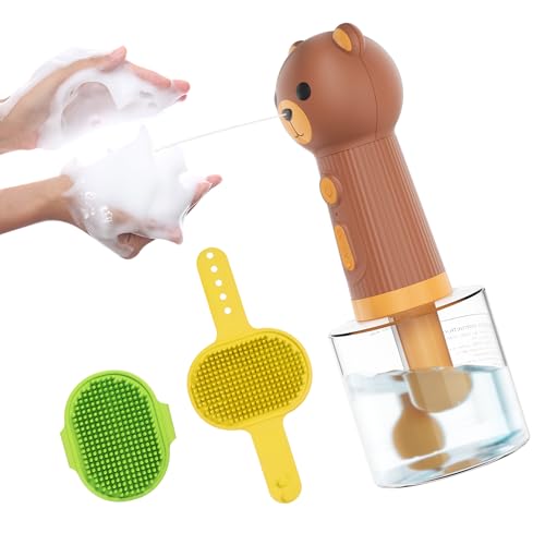 Dog Shampoo Foamer with Brush (400ml Bear)