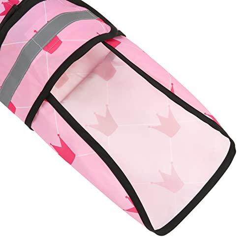 Dog Raincoat with Hood & Leash Hole S (Medium / Princess)