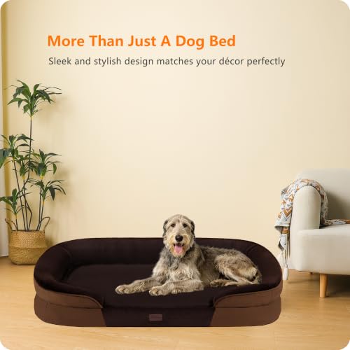 Orthopedic Waterproof XXX (XXX-Large(53 x 35.8 x 7.5 inch) / Brown)