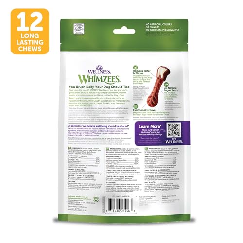 Wellness Brushzees Natural Dog Dental Treat (12.7 Ounce (Pack of 1))