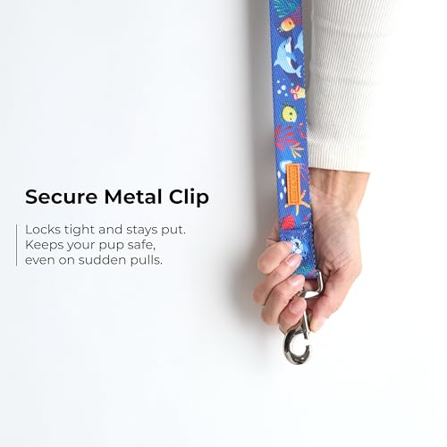 Dog Car Seat Belt (Navy (Ocean Tale))