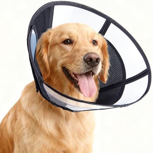Soft Dog Cone (Black / XL(Neck:18.25-23.25"))