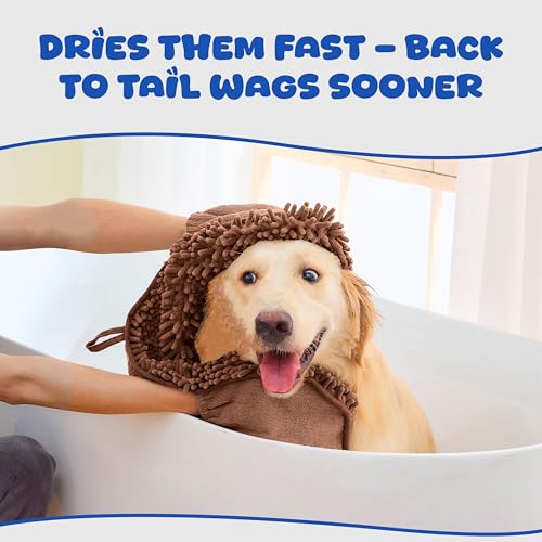 Dog Towel for Drying Dogs (Coffee)