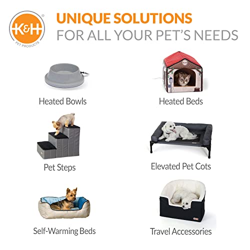 K&H Dog Car Seat (Large / Gray/Cream)
