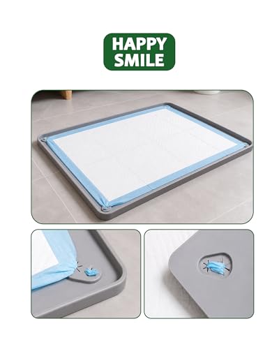 Happy Smile Dog Pee Pad Holder with 2 Starter Pads - PetSolution