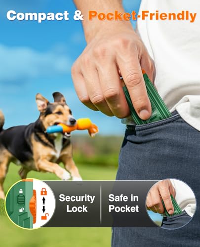 2026 Upgraded Smart Display Anti Barking Device for Dogs (Green)