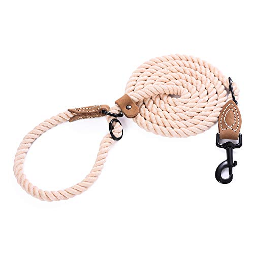 Hands Free Dog Leash (Light Brown / 7FT Hands Free)
