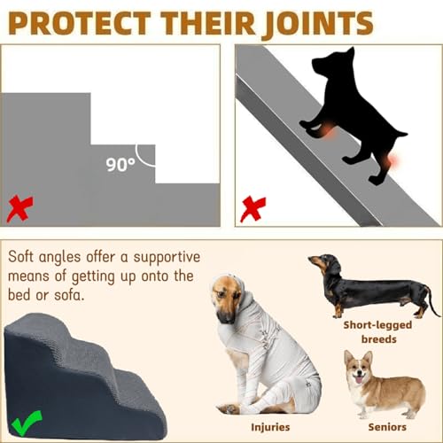 Dog Stairs & Pet Ramp for Small