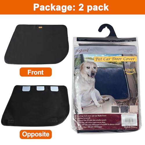 Car Door Covers 2Pack (Black)